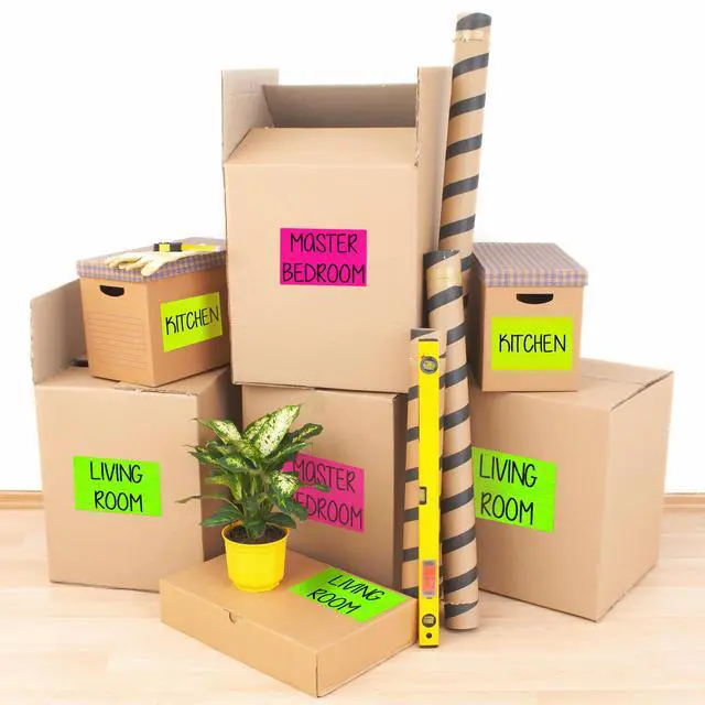 Alt view image 5 of 14 - Avery Neon Shipping Label Laser 5 1/2 x 8 1/2 Neon Green 200/Box 5952