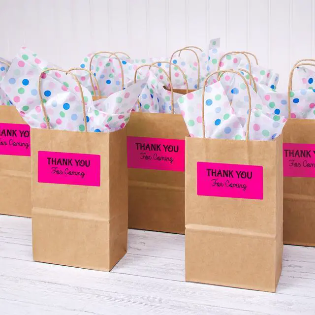 Alt view image 5 of 15 - Avery Neon Shipping Label Laser 2 x 4 Neon Magenta 1000/Box 5974