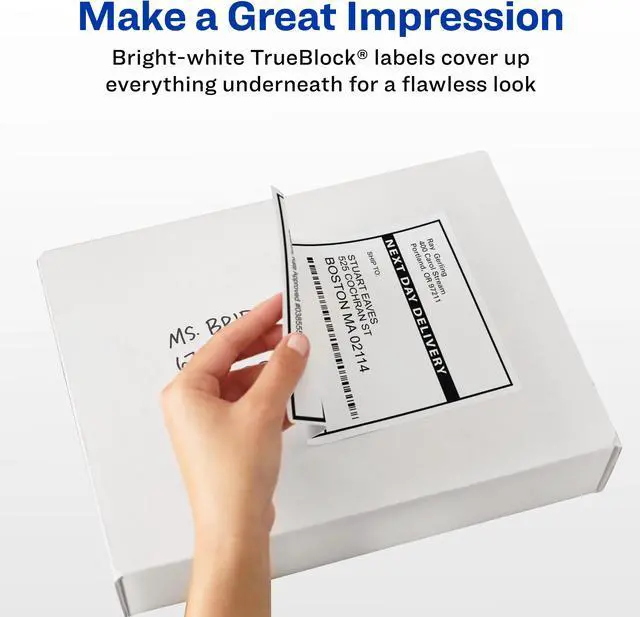 Alt view image 13 of 18 - Avery AVE95526 LABEL,MAIL,WTHRPRF,1000BX, COLOR: WHITE - 95526