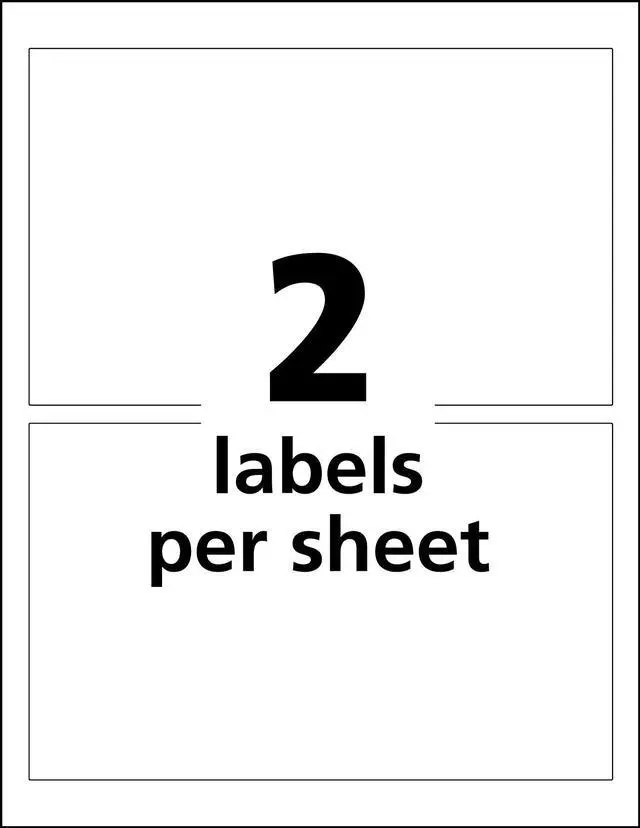 Alt view image 2 of 12 - Avery GHS Chemical Label,  Color White,  PK 100 White  Synthetic Film 7278260522