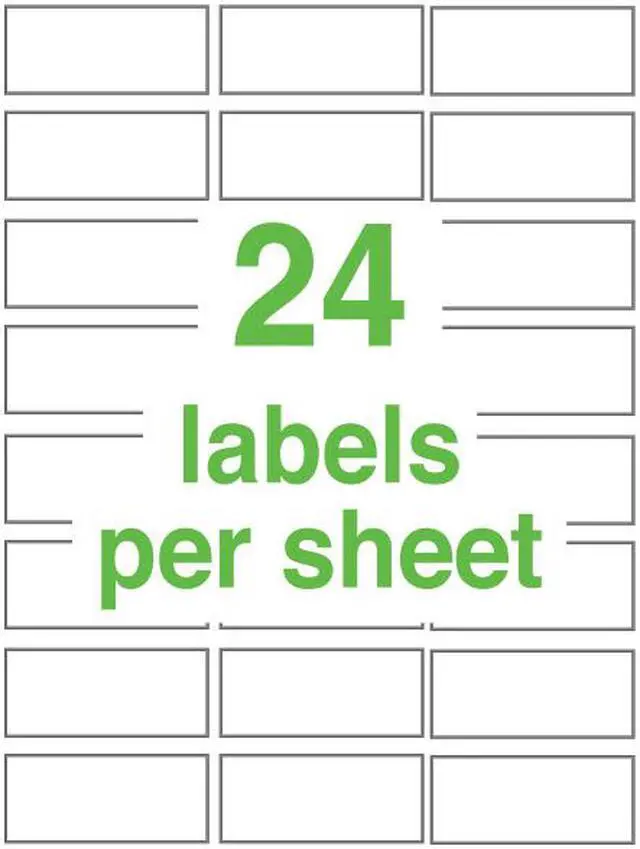 Alt view image 9 of 14 - Avery AVE60517 LABELS,GHS,24UP,LSR,WE, COLOR: WHITE - 60517