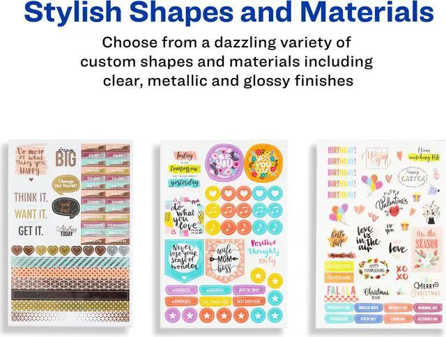 Alt view image 5 of 8 - Avery Planner Sticker Variety Pack, 1,820 Stickers (6780)