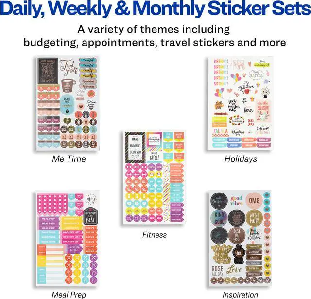 Alt view image 4 of 8 - Avery Planner Sticker Variety Pack, 1,820 Stickers (6780)