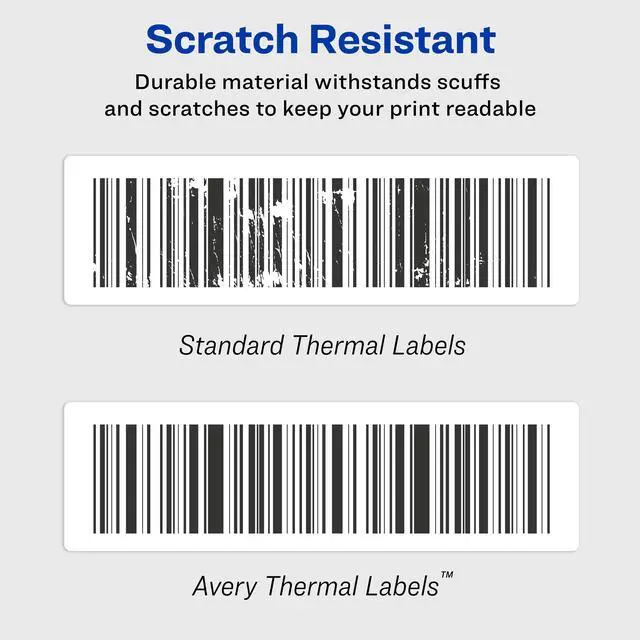 Alt view image 6 of 15 - Avery Thermal Roll Labels, 1-1/8" x 3-1/2", 700 Labels, 2 Rolls (4183)