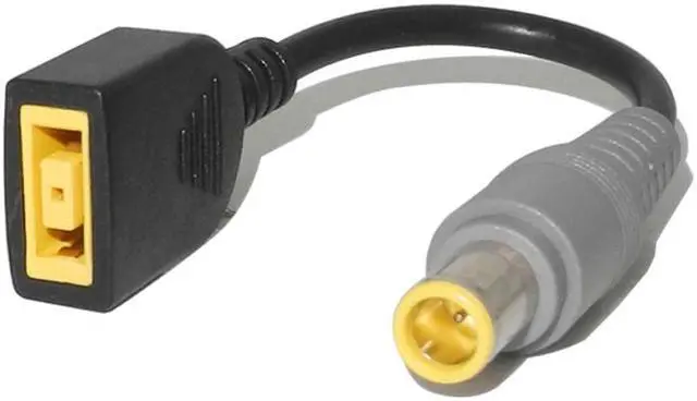 Alt view image 2 of 9 - Dongle Adapter Slim Square USB Plug to 7.9x5.5mm Laptop Adapter Tip Connector Converter for Lenovo Thinkpad Laptop DC JACK Charger Converter DC Cable Adapter
