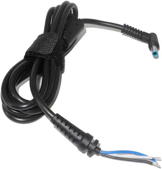 Alt view image 3 of 11 - DC 4.5 x 3.0mm 4.5*3.0 mm Power Supply Plug Connector With Cord / Cable For Hp Envy Pavilion 14 15 Laptop Adapter Charger Cable