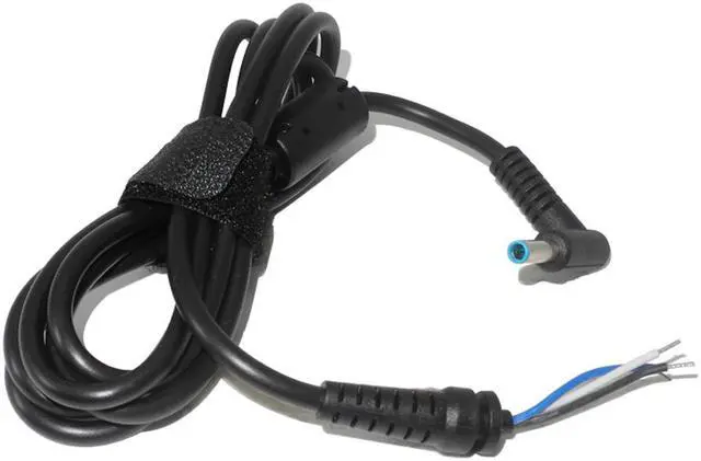 Alt view image 2 of 11 - DC 4.5 x 3.0mm 4.5*3.0 mm Power Supply Plug Connector With Cord / Cable For Hp Envy Pavilion 14 15 Laptop Adapter Charger Cable