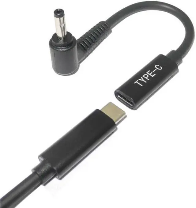 Alt view image 3 of 10 - Laptop DC Power Adapter Converter for Lenovo YOGA 510 710 MIIX5 7000 Air 12 13 ideapad 320 USB Type C Female to 4.0*1.7mm Charger