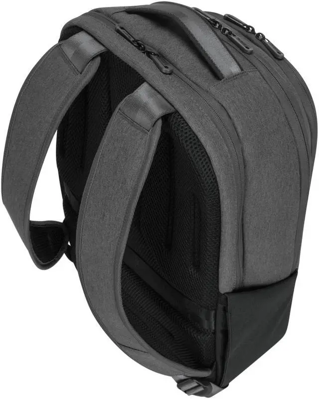Alt view image 5 of 20 - Targus 15.6" Cypress Hero Backpack with EcoSmart Light Gray