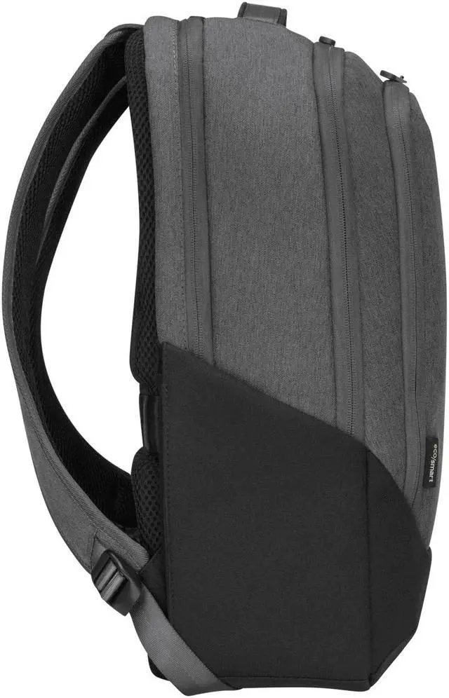 Alt view image 3 of 20 - Targus 15.6" Cypress Hero Backpack with EcoSmart Light Gray