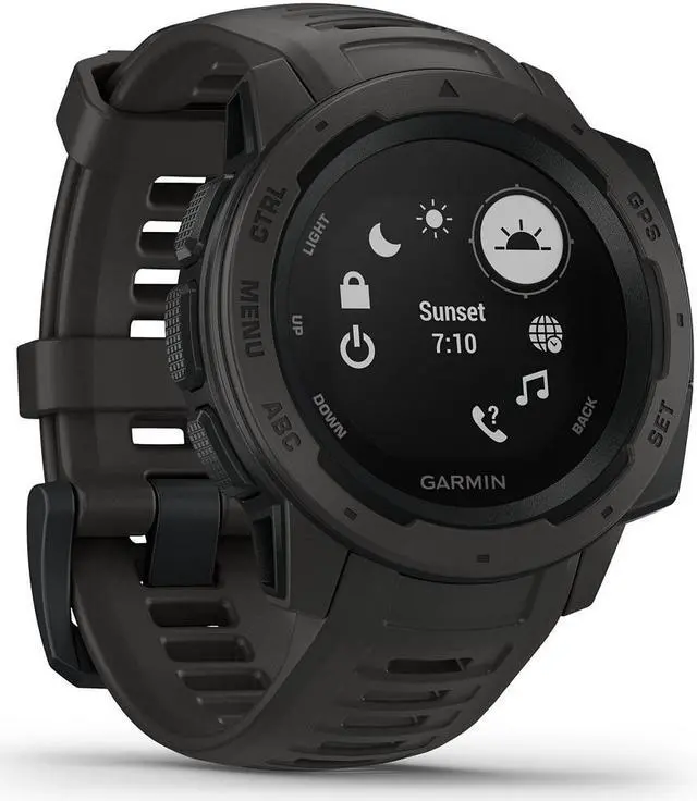Alt view image 18 of 20 - Garmin Instinct, Rugged Outdoor Watch with GPS 010-02064-00