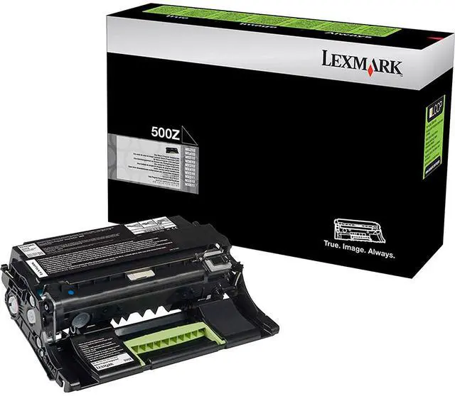 Alt view image 11 of 20 - Lexmark 50F0Z00 Lexmark 500Z Black Return Program Imaging Unit - 60000 Page Black - 1 Pack - OEM