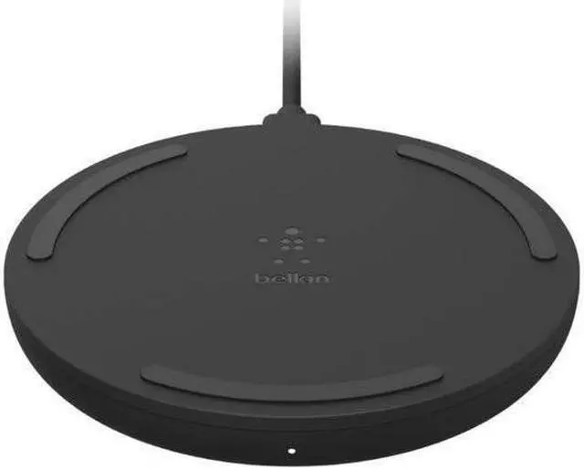 Alt view image 6 of 20 - BELKIN WIA001TTBK Black BOOST CHARGE 10W Wireless Charging Pad + QC 3.0 Wall Charger + Cable