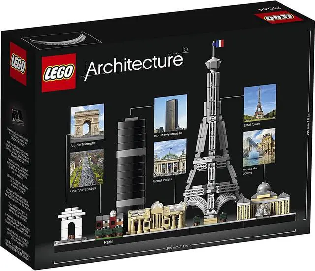 Alt view image 8 of 15 - LEGO Architecture Skyline Collection 21044 Paris Building Kit (694 Piece)