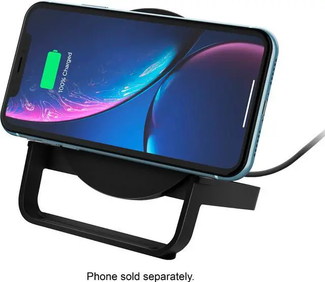 Alt view image 2 of 20 - Belkin Boost Charge 10W Qi Certified Wireless Fast Charging Pad for iPhone or Android, Charge Your Devices Ultra-Fast to Get You Back to What's Important, Black