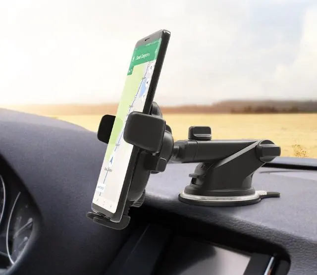 Alt view image 16 of 17 - iOttie - Easy One Touch 4 Dash & Windshield Mount for Mobile Phones - Black