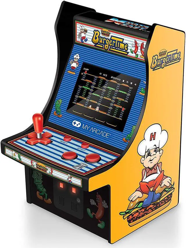 Alt view image 10 of 15 - DREAMGEAR DG-DGUNL-3203 6 RETRO BURGERTIME MICRO ARCADE