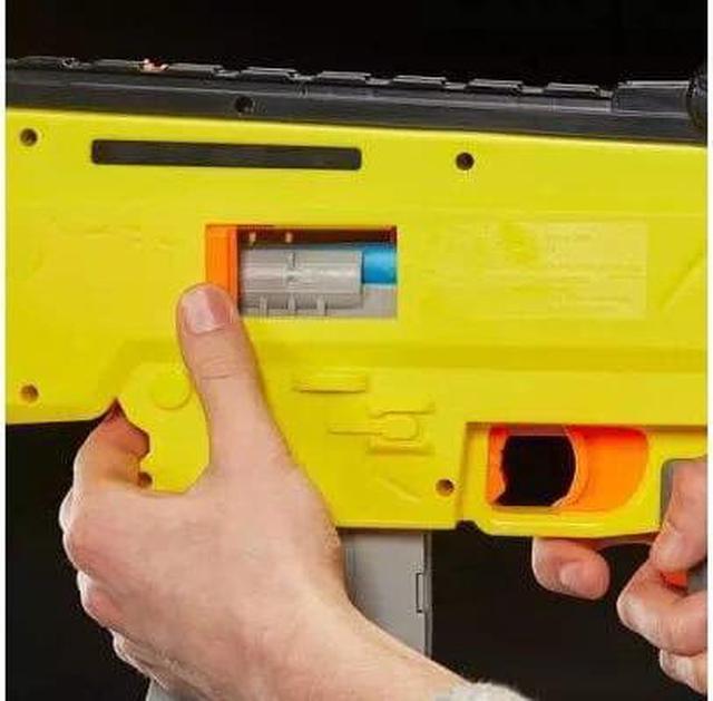 Alt view image 5 of 13 - NERF Fortnite AR-L Elite Dart Blaster Includes 10 Dart Clips and 20 Elite Darts, Yellow