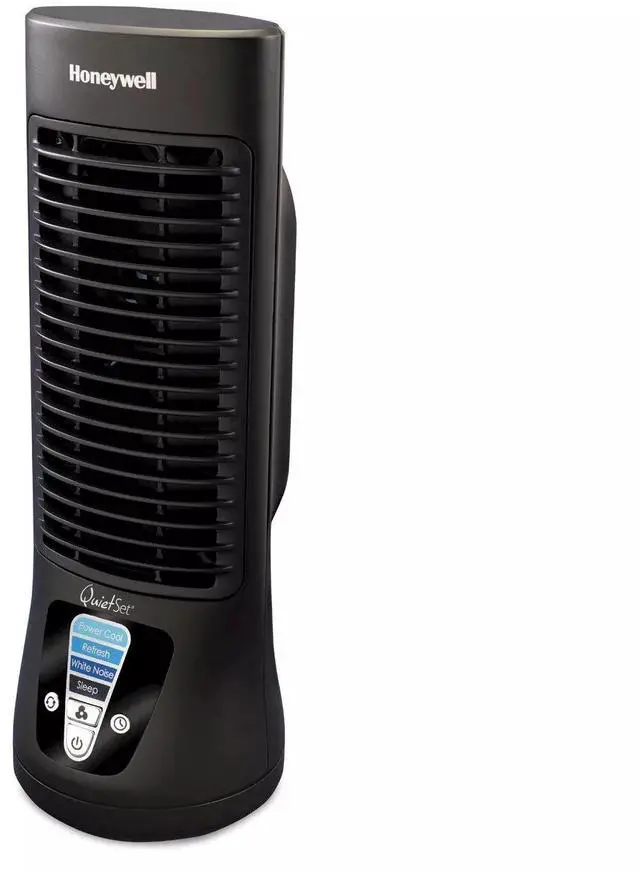 Main image of Honeywell Quiet Set Mini Tower Table Fan (HTF210B)