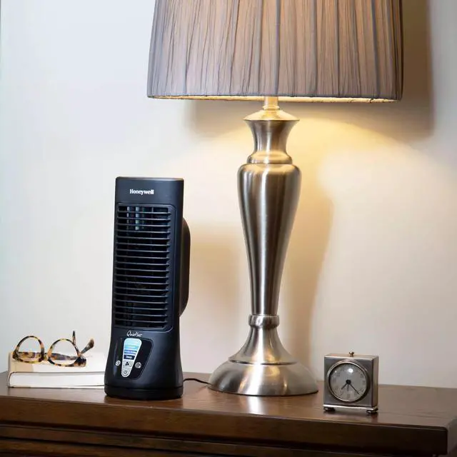 Alt view image 3 of 4 - Honeywell Quiet Set Mini Tower Table Fan (HTF210B)