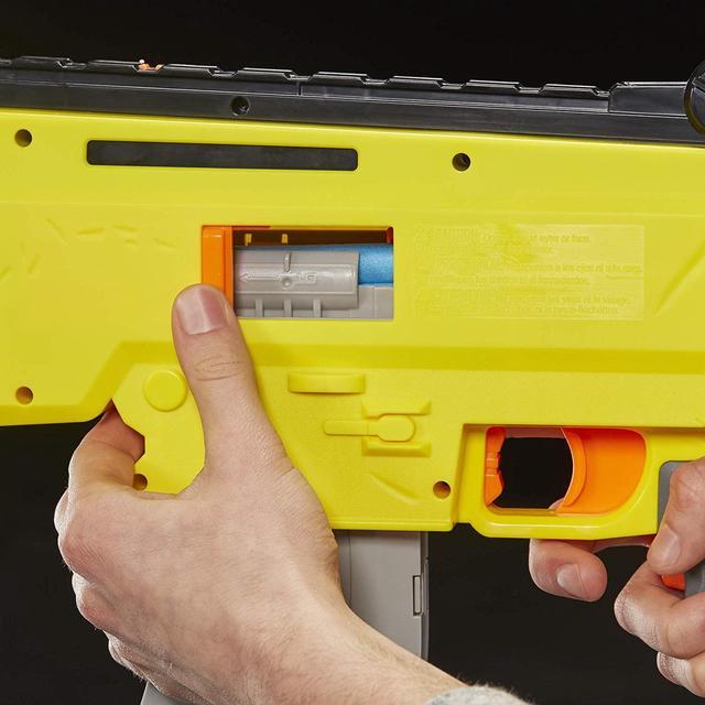 Alt view image 10 of 13 - NERF Fortnite AR-L Elite Dart Blaster Includes 10 Dart Clips and 20 Elite Darts, Yellow