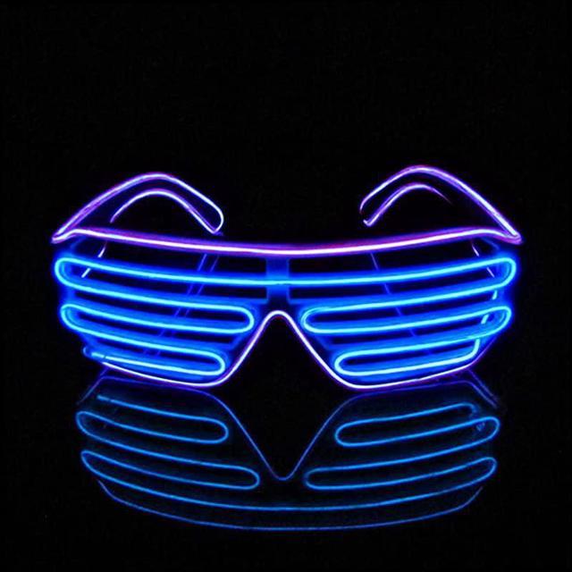 Max Fun LED Light Up Glasses Toys Plastic Shutter Shades For Festive  Parties And Nighttime Fun Flashing Glow In The Dark Sticks Festival  Sunglasses 2888770 From Agqb, $0.53 | DHgate.Com