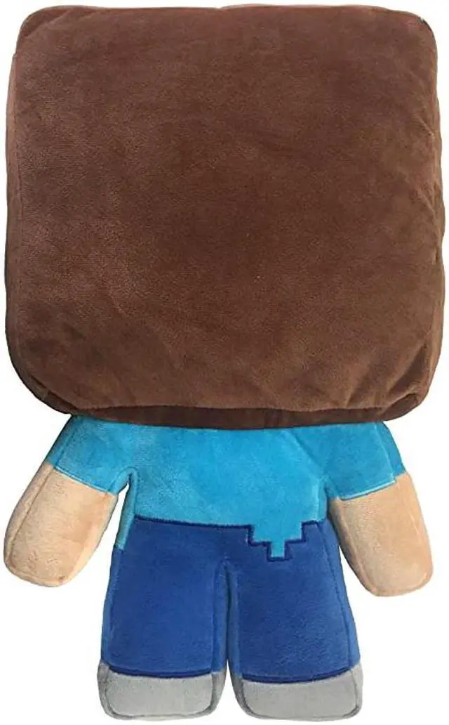 Alt view image 2 of 4 - Mojang Minecraft Steve Plush Pillow Buddy Kids Super Soft Polyester Microfiber 16 inch Official Product