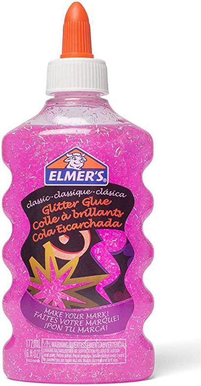 Elmer's Liquid Glitter Glue, Washable, Assorted Colors, 6 Ounces Each, 3  Count