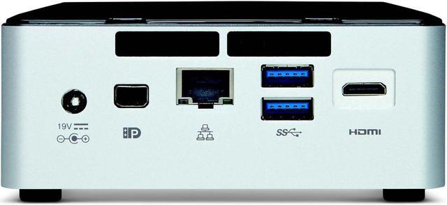 Alt view image 4 of 5 - Intel NUC NUC5I3RYHS Home and Business Desktop White (Intel i3-5005U 2-Core, 4GB RAM, 500GB HDD (2.5), Intel HD 5500, Wifi, Bluetooth, 4xUSB 3.0, 1x Mini HDMIxHDMI, 1 mini Display Port, Win 10 Pro)