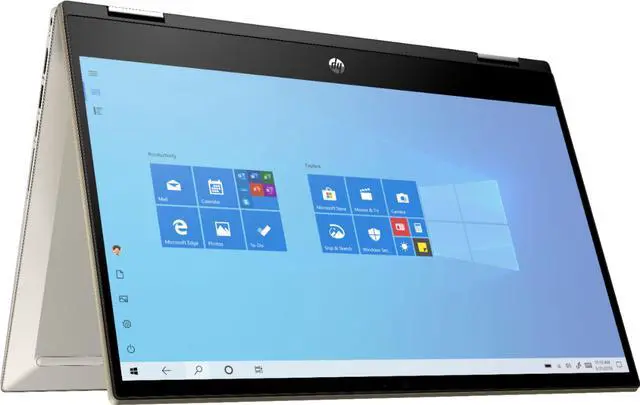 Alt view image 6 of 6 - HP Pavilion x360 - 14m-dw0023dx Home and Business Laptop-2-in-1 (Intel i5-1035G1 4-Core, 16GB RAM, 512GB PCIe SSD, 14.0" Touch  Full HD (1920x1080), Intel UHD Graphics, Fingerprint, Wifi, Win 10 Home)