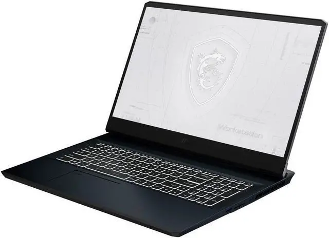 Alt view image 3 of 6 - MSI WE76 11UK Workstation Laptop (Intel i7-11800H 8-Core, 32GB RAM, 1TB SSD, 17.3" Full HD (1920x1080), NVIDIA Quadro RTX A3000, Fingerprint, Wifi, Bluetooth, Webcam, 1xHDMI, Win 10 Pro)