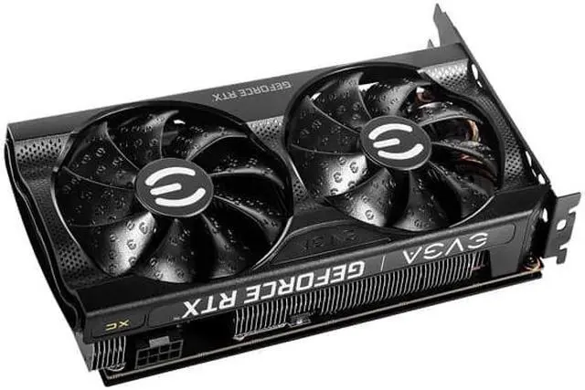 Alt view image 3 of 13 - EVGA GeForce RTX 3060 Ti XC GAMING Video Card, 08G-P5-3663-KL, 8GB GDDR6, Metal Backplate, LHR