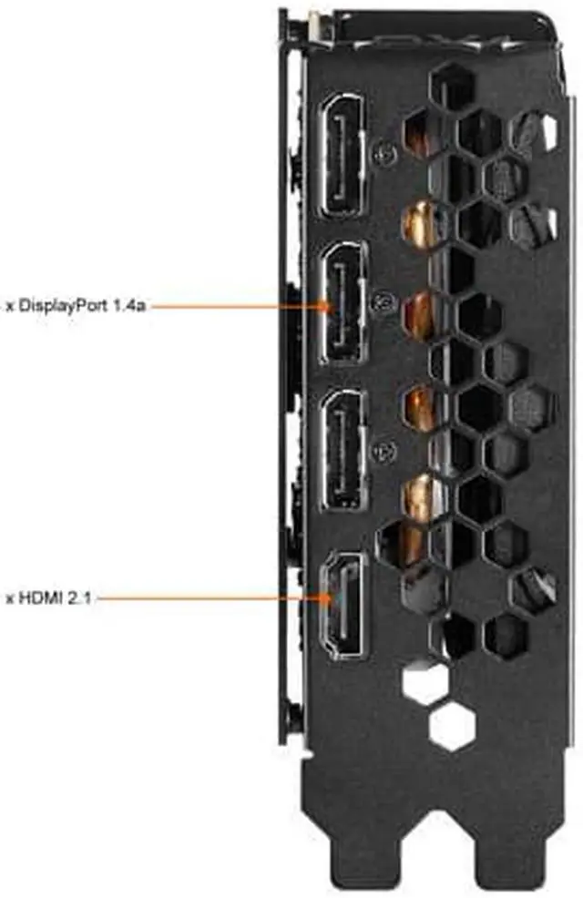 Alt view image 6 of 13 - EVGA GeForce RTX 3060 Ti XC GAMING Video Card, 08G-P5-3663-KL, 8GB GDDR6, Metal Backplate, LHR
