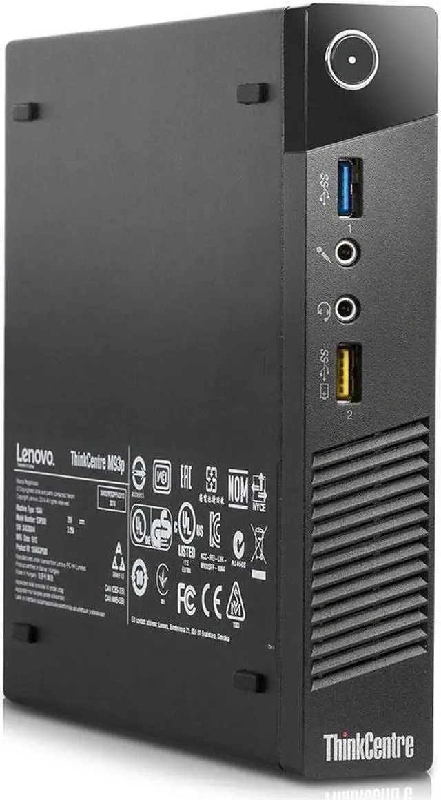 Alt view image 2 of 7 - Lenovo Thinkcentre M93P USFF Intel Core i5 2.90 GHz 8GB Ram 256GB SSD W10P