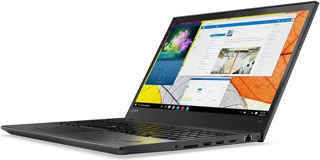 Main image of Lenovo ThinkPad T570 15.6" FHD 1920 x1080 LED Display Notebook – 7th Gen Intel Dual Core i5-7300U 2.6GHz CPU -  8GB DDR4 RAM 128 GB SSD Webcam  WiFi Windows 10 Pro