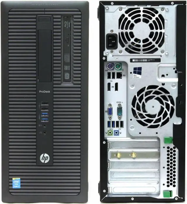 Alt view image 4 of 4 - Hp Prodesk 600 G1 DT Intel Core i3 3.70 GHz 4GB Ram 500GB Windows 10 Pro