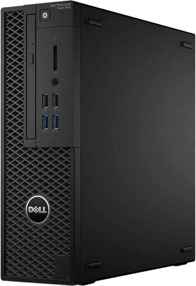 Alt view image 2 of 4 - Dell Precision Tower 3420 Desktop Intel Core i3 3.90 GHz 8 GB 256 GB SSD W10P