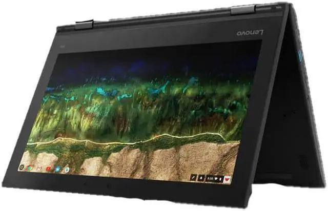 Alt view image 3 of 4 - Lenovo 500e 11.6" Chromebook Gen2 Intel Celeron 4120 4GB Ram 32GB eMMC Chrome OS