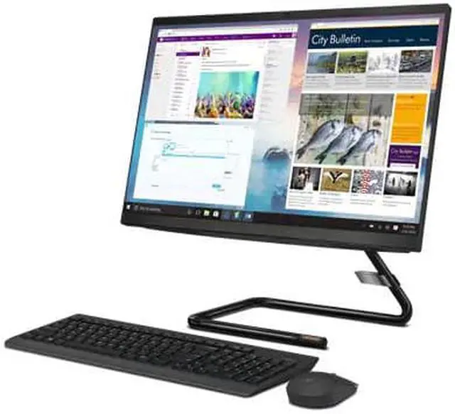 Alt view image 8 of 12 - Lenovo IdeaCentre 3 22IMB05 F0EV008FUS All-in-One Computer - Intel Pentium Gold G6400T Dual-core (2 Core) 3.40 GHz - 4 GB RAM DDR4 SDRAM - 1 TB HDD - 21.5" Full HD 1920 x 1080 - Desktop - Windows