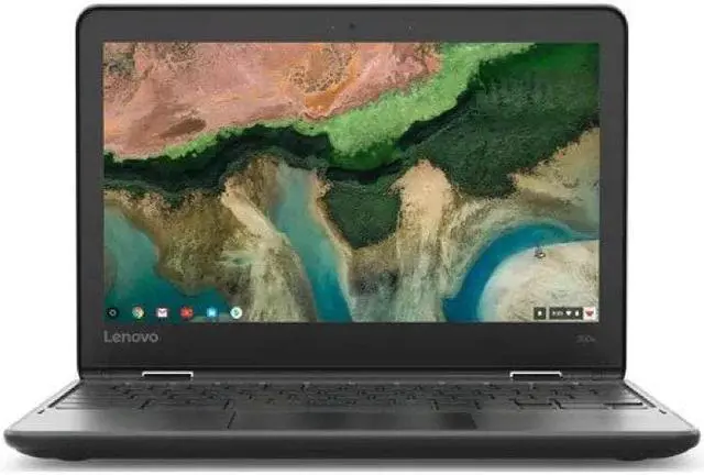 Alt view image 6 of 7 - Lenovo 300e 11.6" Laptop Gen2 Celeron N4020 4GB 32GB eMMC Chrome OS- (Manufacturer Recertified)