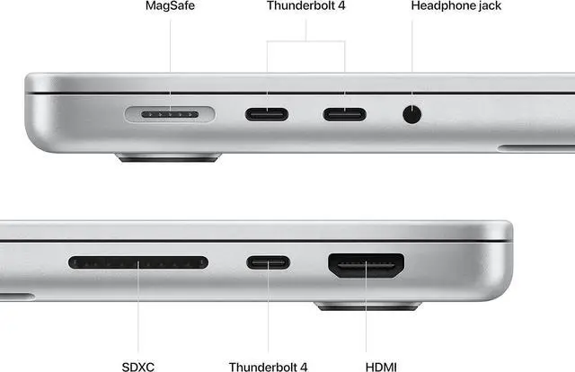 Alt view image 3 of 3 - Apple MacBook Pro (Early 2023) 14.2" Laptop 16GB 512GB SSD MacOS - Silver