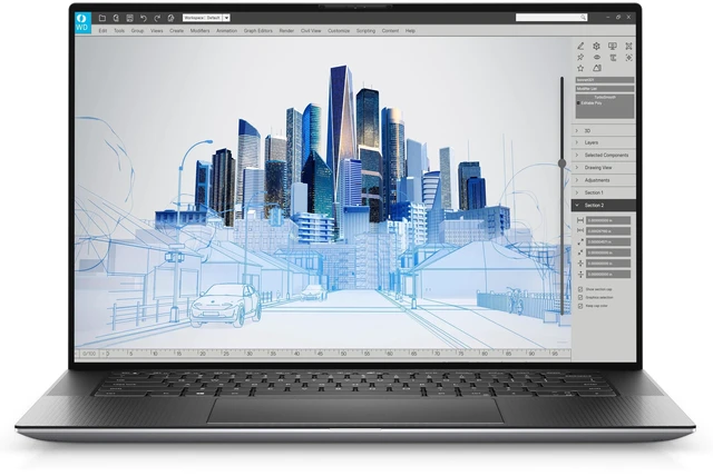 Main image of Dell Precision 5550 15.6" Laptop Intel i9-10885H T2000 32GB 512GB SSD W11P