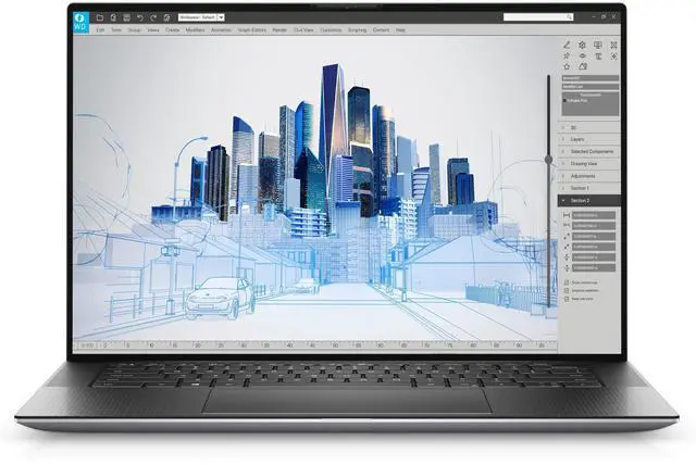 Main image of Dell Precision 5550 15.6" Laptop Intel i9-11950H A2000 32GB 512GB SSD W11P