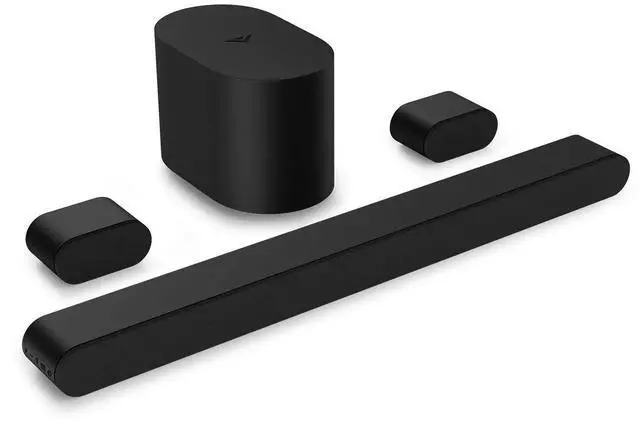 Alt view image 3 of 3 - Vizio 5.1 Soundbar with Wireless Subwoofer
