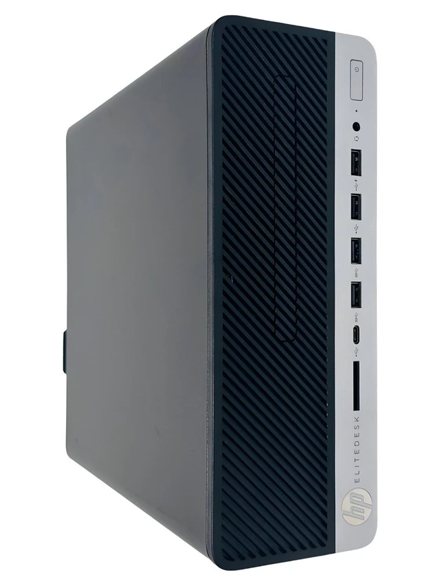 Alt view image 2 of 3 - HP Elitedesk 705 G4 PC AMD Ryzen 5 PRO 2400G 16GB Ram 256GB SSD Windows 11 Pro