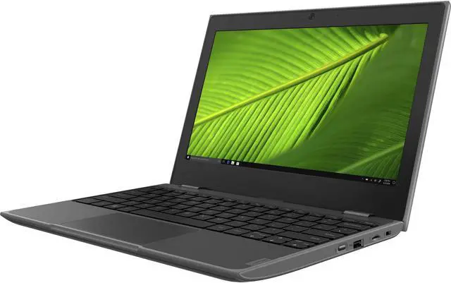 Alt view image 2 of 6 - Lenovo 100E 11.6" Chromebook Intel Celeron 1.10 GHz 4 GB 32 GB Chrome OS