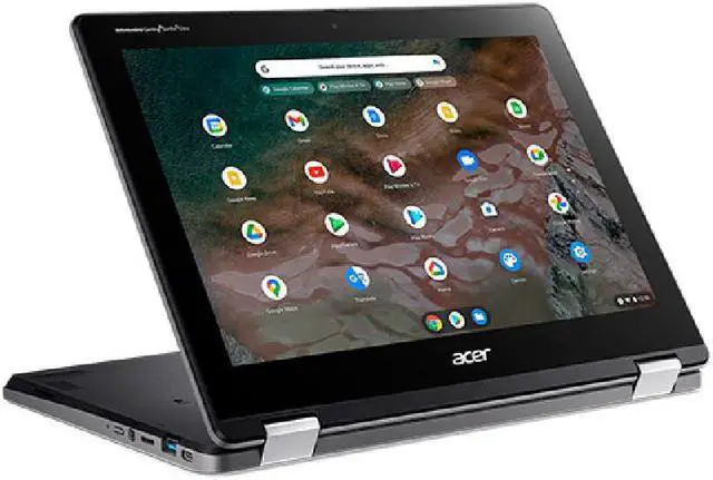 Alt view image 2 of 4 - Acer Spin - 12" Touchscreen Chromebook Celeron N5100 1.1GHz 4GB 32GB ChromeOS (NX.A91AA.001 - R853TA-C7KT)