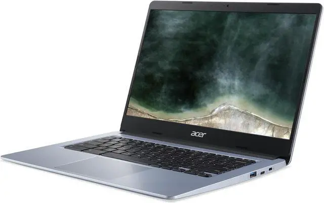 Alt view image 2 of 7 - Acer Chromebook 314 14" Intel Celeron N4020 1.1GHz 4GB Ram 32GB Flash Chrome OS