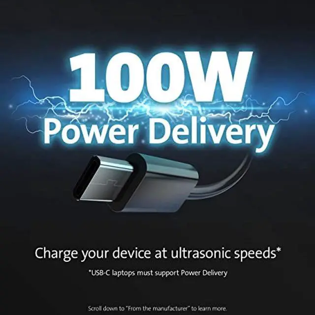 Alt view image 4 of 14 - Thunderbolt 3 And Usb-C Docking Station Sd5600t100W Power Delivery, Sd Card Readers, Dual 4K Hdmi Or Displayport, For Mac, Windows And Surface (K34009us)