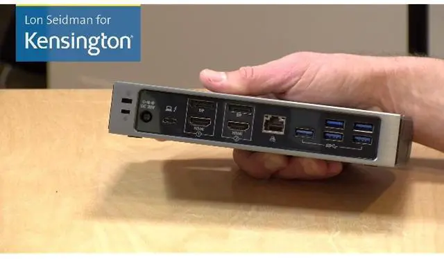 Alt view image 7 of 14 - Thunderbolt 3 And Usb-C Docking Station Sd5600t100W Power Delivery, Sd Card Readers, Dual 4K Hdmi Or Displayport, For Mac, Windows And Surface (K34009us)